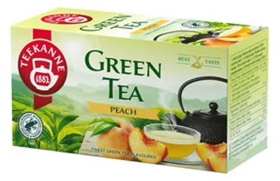 Zdjęcie produktu dla Herbata zielona Teekanne Green Tea Peach 20 TOREBEK x 1,75g RFA