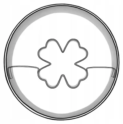 Produktbild von EkoForemki Koniczynka Ausstecher für Kekse 4 cm Metall