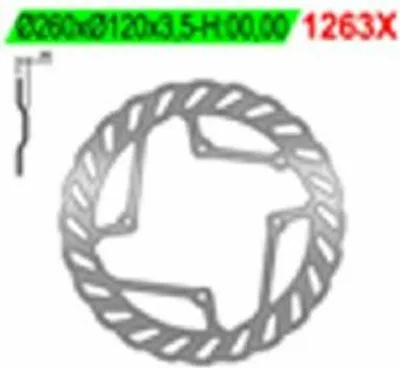 Image de NG BRAKES Bremsscheibe Wave starr