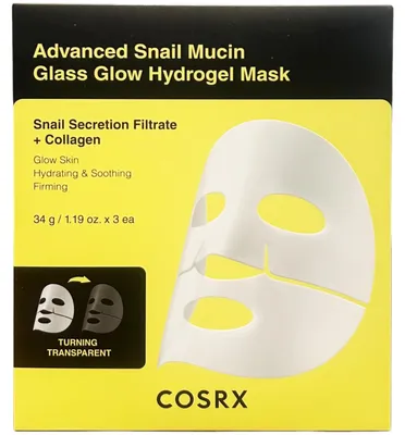 Produktbild von Cosrx Advanced Snail Mucin Glass Glow Hydrogel Mask