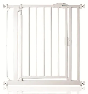 Produktbild von Safetots Druckmontage Selbstschließendes Treppengitter, 68.5cm - 75cm, Weiß