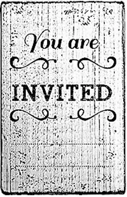Produktbild von Vintage Stempel You are invited