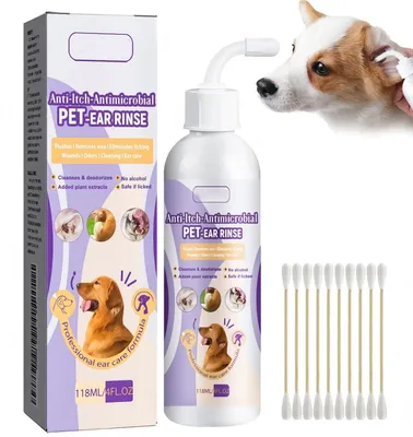 Image de Nettoyant pour les oreilles, pour chiens et chats, 118 ml