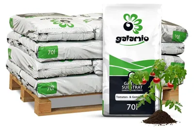 Produktbild von Galamio Tomaten- & Gemüseerde 70l x 12 Sack 840l 12er Palette