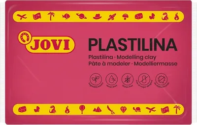 Imagen del producto de Jovi 7206 - Masa de modelar para niños, color rojo rubí, 350 g