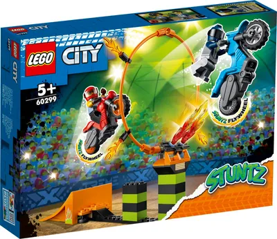 Produktbild von LEGO 60299 Stunt-Wettbewerb - Set mit Spielzeug-Motorrad