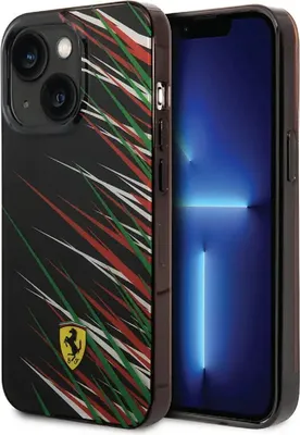 Immagine prodotto di Custodia Ferrari per iPhone 14 e 13 - Nero