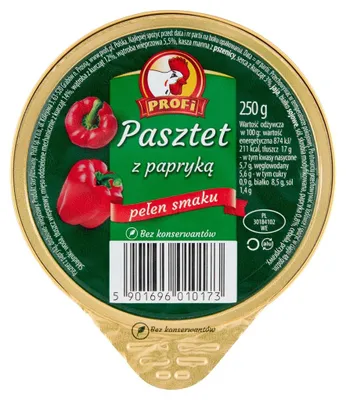 Obrázok produktu pre Profi Pasztet z Papryką 250g