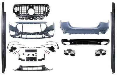 Produktbild von Bodykit für Mercedes E-Klasse W214 2023–2026 Umbau auf E53-Design Stoßstange Kühlergrill.