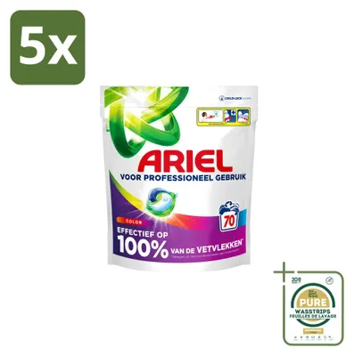 Produktbild von 5 x Ariel All-in-1 Pods Color Wasmittel - Farbschutz - Vorratspackung - 5 Stücke