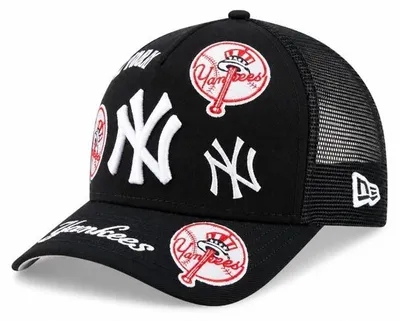Obrázek produktu pro Kšiltovka New Era 940MC AF Trucker MLB All Over NY Yankees Cap Navy - UNI