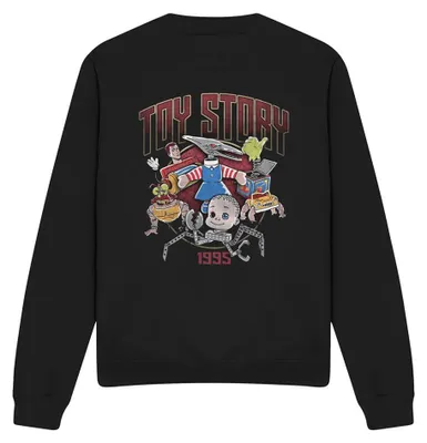 Productafbeelding van Toy Story - "Sid's Toys Rock" sweater voor heren/dames, uni, lange mouwen, TV36572 (maat L) (zwart)