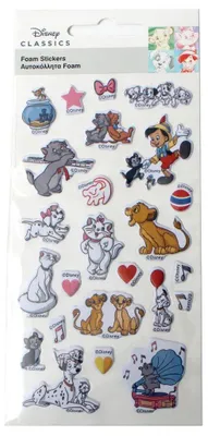 Produktbild von Disney Classics Fun Puffiger Schaumstoff-Aufklebersatz