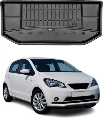 Immagine prodotto di OMAC rivestimento del bagagliaio in gomma per Seat Mii 2012-2025 rivestimento del bagagliaio in TPE nero