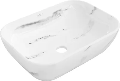 Produktbild von Mexen Rita Aufsatzwaschbecken 45 x 32 cm, weißer Stein - 21084582