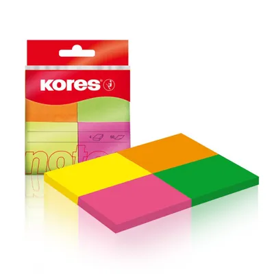Image de Kores Pagemarker - Papier, 40 X 50 Mm, Fluorescent