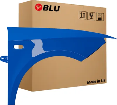 Image de BLU Aile Compatible avec Seat Ibiza (6J - IV 4. Generation) LW5B Droite Blau Blau Galia | 2008-2017 | Avant | Peint| Prêt à Monter | Acier