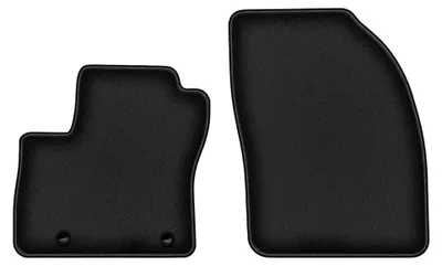 Produktbild von Velours-Fußmatten Vorne für Ford Kuga MK1 2008-2011 (SUV) – 2-tlg, Schwarz, passgenau – Wielganizator DURBAN