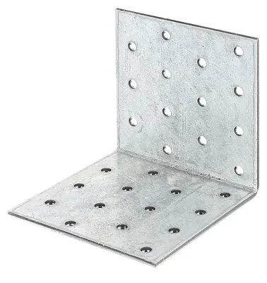 Produktbild von Alberts 330859 Lochplattenwinkel | sendzimirverzinkt | 80 x 80 x 80 mm