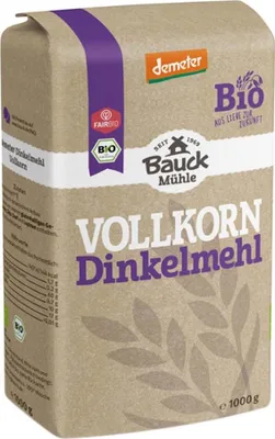 Zdjęcie produktu dla Bauckhof mąka orkiszowa razowa demeter 1000g