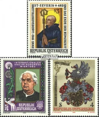 Produktbild von Briefmarken Österreich 1982 Mi 1699,1700,1701 (kompl.Ausg.) postfrisch Sondermarken