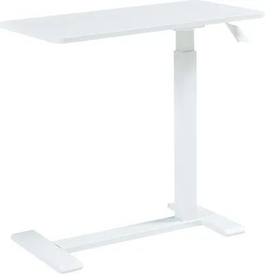 Produktbild von Höhenverstellbarer Laptoptisch 'Klirg' rollbar 66-92 x 68 x 36 cm Weiß