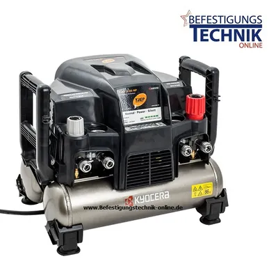 Image de Compresseur Tjep 9/20 HP, haute pression, 11 bar / 25 bar, pour agrafeuses Makita Tjep MAX