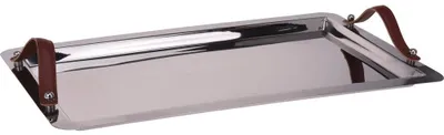 Produktbild von XL Serviertablett 65x36cm Edelstahl