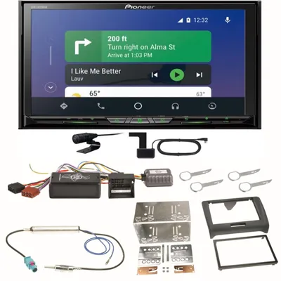 Produktbild von Pioneer AVH-Z9200DAB Android Auto Carplay Bluetooth Einbauset für Audi TT 8J