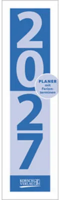 Produktbild von Streifenplaner Mini Blau 2027