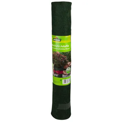 Produktbild von Dehner Winterschutz, Jutefilz, ca. 150 x 50 cm, ca. 250 g pro qm, Naturmaterial, grün