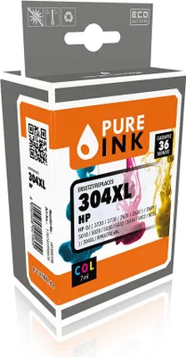 Produktbild von pureINK HP 304 Color XL Druckerpatrone