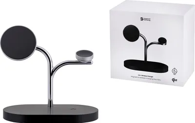 Obrázok produktu pre Samsung GP-PWU024WIABW, Vnútorný, USB, Bezdrôtové nabíjanie, Čierna, Strieborná