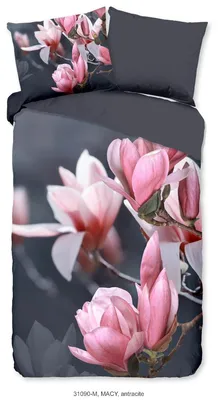 Productafbeelding van Pure Dekbedovertrek Micropercal Macy - anthracite 140x200/220cm