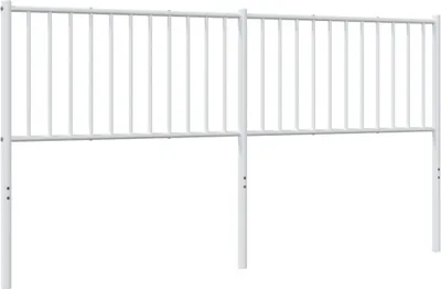 Produktbild von vidaXL Ersatz-Kopfteil Metall Weiß 180 cm