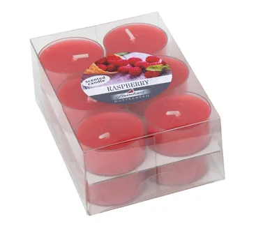 Produktbild von Duftteelichter im 12er Pack Raspberry 18/38 mm ca. 4 h