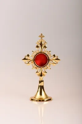 Produktbild von Reliquiar vergoldet (Höhe 17 cm)
