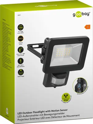Obrázok produktu pre Goobay 53879, Čierna, IP44, Hliník, Sklo, Kov, Plast, I, 0,1 ms, 20 W