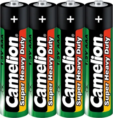 Zdjęcie produktu dla Camelion R03 Micro AAA 1,5V Batterien 4er Shrink Blister