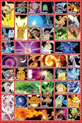 POKEMON - Maxi-Poster 91,5x61 - Umzüge