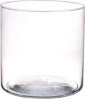 Produktbild von INNA-Glas Zylinder Windlicht Glas Sanny aus Glas, klar, 19cm, Ø19cm - Kerzen Glas/Glasvase