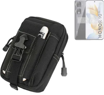 Produktbild von K-S-Trade Gürtel Tasche kompatibel mit Honor 90 Gürteltasche Holster Schutz Hülle Handy Hülle Smartphone outdoor Handy-Hülle schwarz