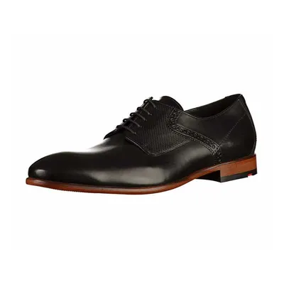 Produktbild von Lloyd Schnürschuhe schwarz Leder Lochmuster Echtledersohle klassisch EUR 44,5 normale Weite 2 cm Blockabsatz