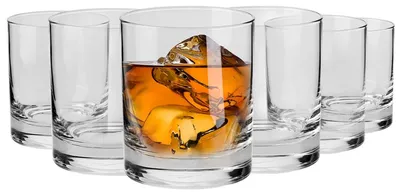 Produktbild von KROSNO Mixology Whiskygläser mit schwerem Boden, 6er-Set, 330 ml