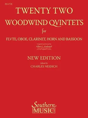 Zdjęcie produktu dla 22 Woodwind Quintets - New Edition