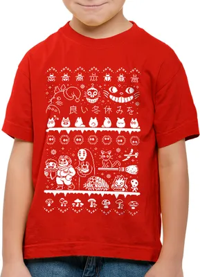 Produktbild von style3 Anime Christmas Sweater Kinder T-Shirt t anime cosplay schloss film