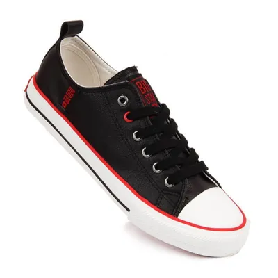 Produktbild von BIG STAR Leder Turnschuhe JJ274129 Schwarz 39