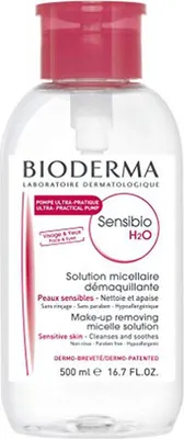 Produktbild von Bioderma Sensibio mizellares Abschminkwasser H2O Make-up Removing Micelle Solution Pump 500 ml