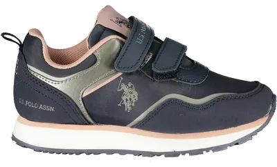 Produktbild von Bequemer Kinder Sportschuh Blau mit Klettverschluss & Details