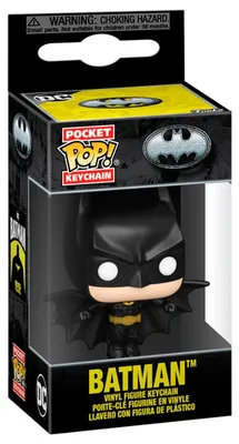Zdjęcie produktu dla FUNKO POP! KEYCHAIN Batman, Brelok na klucze, Czarny, Winyl, Batman (Soaring) (1989), 102 mm, Pudełko